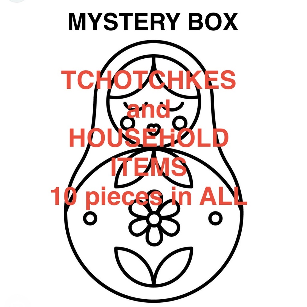 Mystery Box of Tchotchkes and Household Items - 10 pieces in ALL
